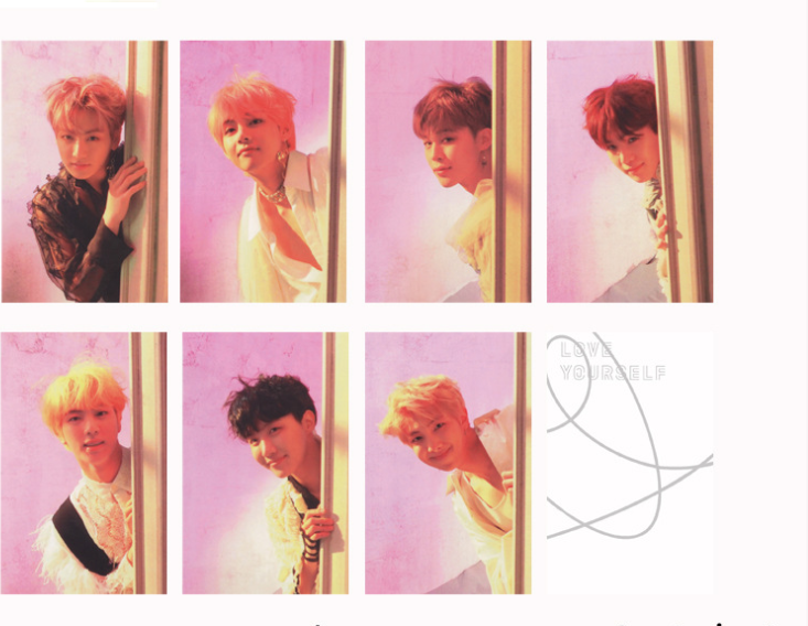 BTS Love Yourself Answer Custom Signed Mini Cards