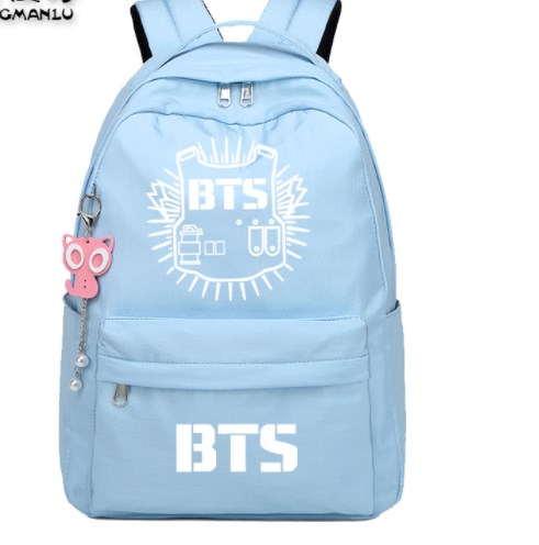 BTS Group Backpack - Unisex Canvas Shoulder Bag