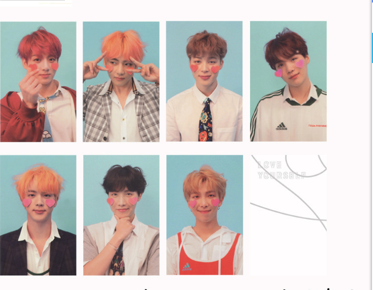 BTS Love Yourself Answer Custom Signed Mini Cards