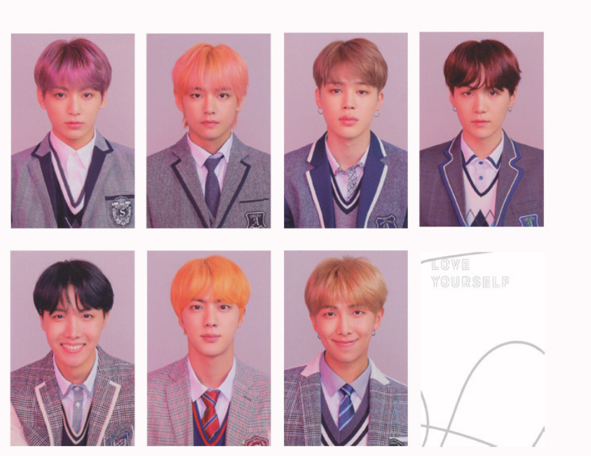 BTS Love Yourself Answer Custom Signed Mini Cards