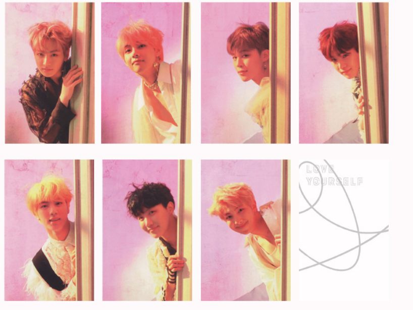BTS Love Yourself Answer Custom Signed Mini Cards