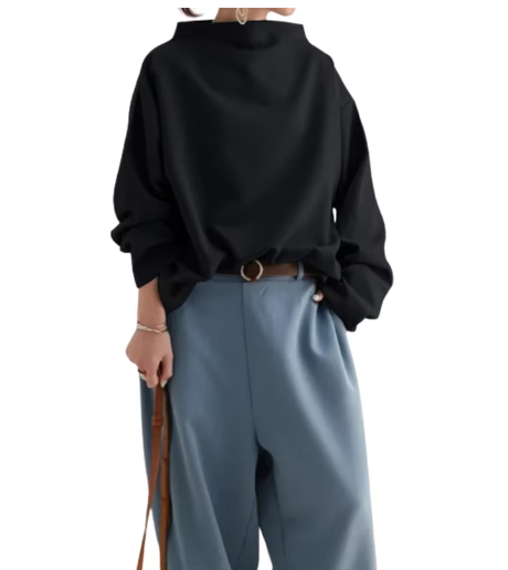 Blusas de cuello alto para mujeres